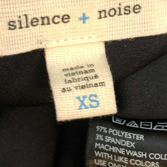 New SILENCE + NOISE Bandeau Bodycon Mini Dress Black XS - Picture 5 of 5